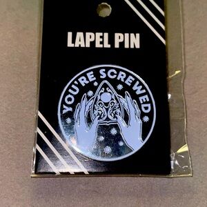 You’re Screwed Ouija Board Enamel Pin. NIP